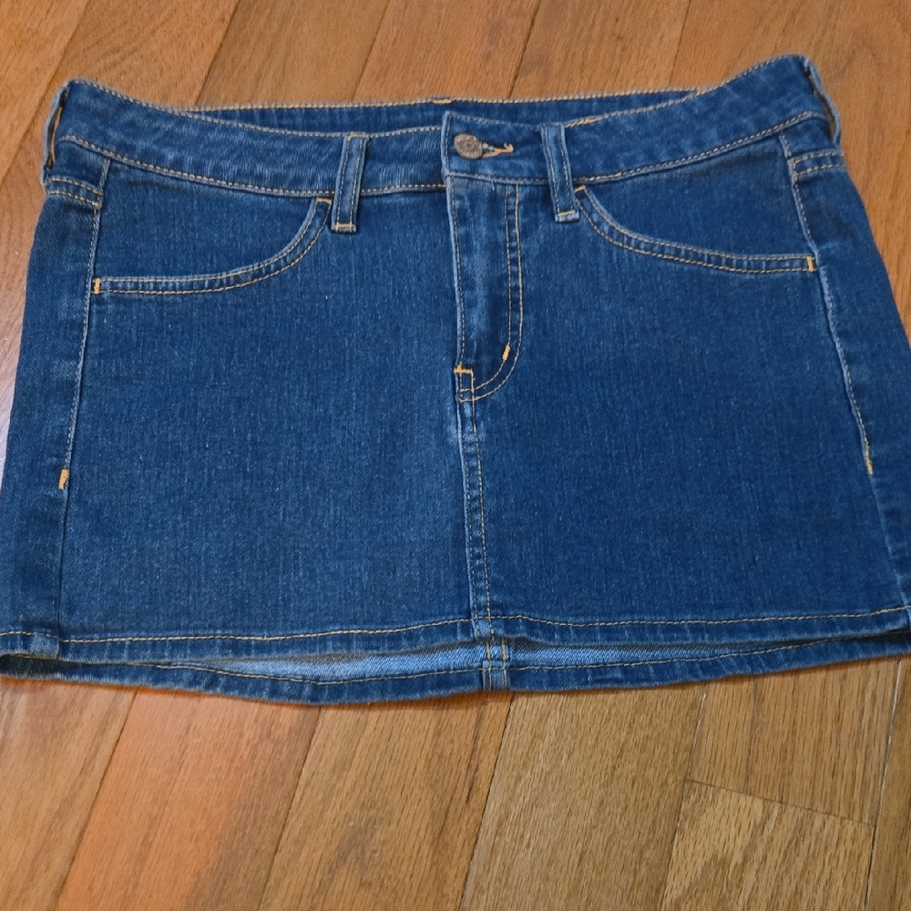 Divided Blue Denim Mini Skirt